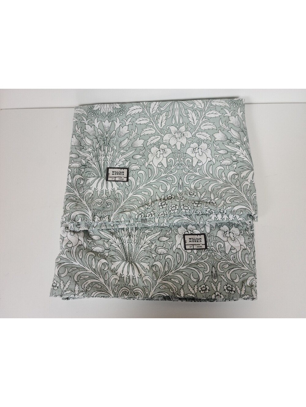William Morris At Home Blue Floral Pillowcase Pair